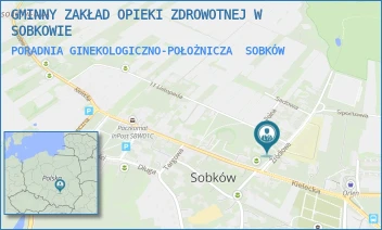 PORADNIA GINEKOLOGICZNO-POŁOŻNICZA - GMINNY ZAKŁAD OPIEKI ZDROWOTNEJ W SOBKOWIE - ŹRÓDŁOWA 3,  SOBKÓW