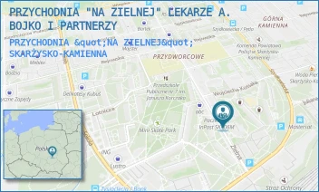 PRZYCHODNIA "NA ZIELNEJ" - PRZYCHODNIA "NA ZIELNEJ" LEKARZE A. BOJKO I PARTNERZY - ZIELNA 12,  SKARŻYSKO-KAMIENNA