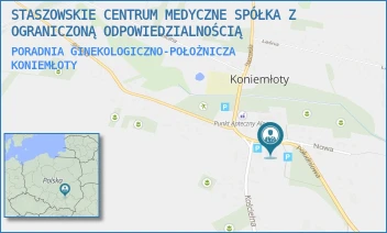 PORADNIA GINEKOLOGICZNO-POŁOŻNICZA - STASZOWSKIE CENTRUM MEDYCZNE SPÓŁKA Z OGRANICZONĄ ODPOWIEDZIALNOŚCIĄ - KS. ROMANA KOTLARZA 9,  KONIEMŁOTY