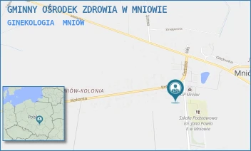GINEKOLOGIA - GMINNY OŚRODEK ZDROWIA W MNIOWIE - CENTRALNA 6,  MNIÓW
