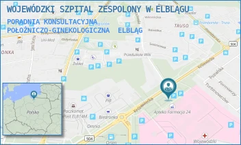 PORADNIA KONSULTACYJNA POŁOŻNICZO-GINEKOLOGICZNA - WOJEWÓDZKI SZPITAL ZESPOLONY W ELBLĄGU - KRÓLEWIECKA 146,  ELBLĄG