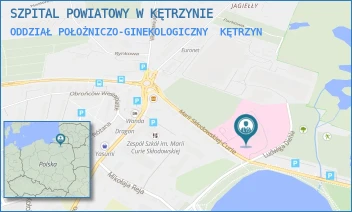 ODDZIAŁ POŁOŻNICZO-GINEKOLOGICZNY - SZPITAL POWIATOWY W KĘTRZYNIE - M.C. SKŁODOWSKIEJ 2,  KĘTRZYN