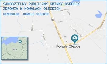 GINEKOLOG - SAMODZIELNY PUBLICZNY GMINNY OŚRODEK ZDROWIA W KOWALACH OLECKICH - WITOSA 1,  KOWALE OLECKIE