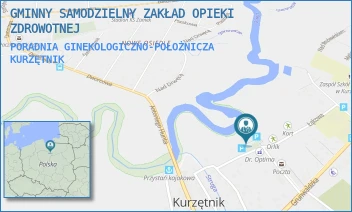 PORADNIA GINEKOLOGICZNO-POŁOŻNICZA - GMINNY SAMODZIELNY ZAKŁAD OPIEKI ZDROWOTNEJ - ŁĄKOWA 10,  KURZĘTNIK