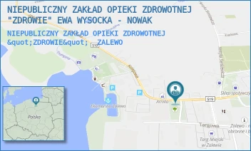 NIEPUBLICZNY ZAKŁAD OPIEKI ZDROWOTNEJ "ZDROWIE" - NIEPUBLICZNY ZAKŁAD OPIEKI ZDROWOTNEJ "ZDROWIE" EWA WYSOCKA - NOWAK - 29-GO STYCZNIA 18,  ZALEWO