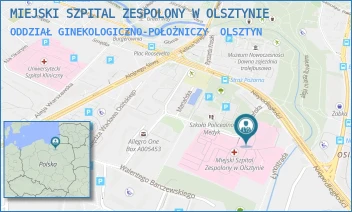 ODDZIAŁ GINEKOLOGICZNO-POŁOŻNICZY - MIEJSKI SZPITAL ZESPOLONY W OLSZTYNIE - NIEPODLEGŁOŚCI 44,  OLSZTYN