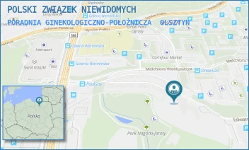 PORADNIA GINEKOLOGICZNO-POŁOŻNICZA - POLSKI ZWIĄZEK NIEWIDOMYCH - PAUKSZTY 57,  OLSZTYN