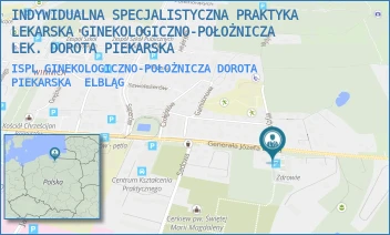 ISPL GINEKOLOGICZNO-POŁOŻNICZA DOROTA PIEKARSKA - INDYWIDUALNA SPECJALISTYCZNA PRAKTYKA LEKARSKA GINEKOLOGICZNO-POŁOŻNICZA LEK. DOROTA PIEKARSKA - GENERAŁA JÓZEFA BEMA 80,  ELBLĄG