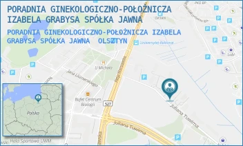 PORADNIA GINEKOLOGICZNO-POŁOŻNICZA IZABELA GRABYSA SPÓŁKA JAWNA - PORADNIA GINEKOLOGICZNO-POŁOŻNICZA IZABELA GRABYSA SPÓŁKA JAWNA - JULIANA TUWIMA 3B/1,  OLSZTYN