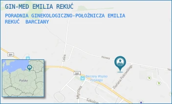 PORADNIA GINEKOLOGICZNO-POŁOŻNICZA EMILIA REKUĆ - GIN-MED EMILIA REKUĆ - PIOTROWSKIEGO 1A,  BARCIANY
