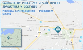 PORADNIA GINEKOLOGICZNO - POŁOŻNICZA - SAMODZIELNY PUBLICZNY ZESPÓŁ OPIEKI ZDROWOTNEJ W GOSTYNIU - PL.K. MARCINKOWSKIEGO 8/9,  GOSTYŃ
