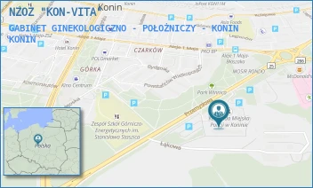 GABINET GINEKOLOGICZNO - POŁOŻNICZY - KONIN - NZOZ "KON-VITA" - PRZEMYSŁOWA 2,  KONIN