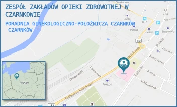 PORADNIA GINEKOLOGICZNO-POŁOŻNICZA CZARNKÓW - ZESPÓŁ ZAKŁADÓW OPIEKI ZDROWOTNEJ W CZARNKOWIE - KOŚCIUSZKI 94,  CZARNKÓW