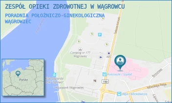 PORADNIA POŁOŻNICZO-GINEKOLOGICZNA - ZESPÓŁ OPIEKI ZDROWOTNEJ W WĄGROWCU - KOŚCIUSZKI 74,  WĄGROWIEC