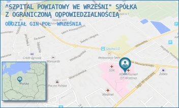 ODDZIAŁ GIN-POŁ - "SZPITAL POWIATOWY WE WRZEŚNI" SPÓŁKA Z OGRANICZONĄ ODPOWIEDZIALNOŚCIĄ - SŁOWACKIEGO 2,  WRZEŚNIA