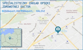 SZOZ"DOCTOR" - SPECJALISTYCZNY ZAKŁAD OPIEKI ZDROWOTNEJ DOCTOR - POLNA 29,  KALISZ
