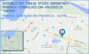 PORADNIA GINEKOLOGICZNO-POŁOZNICZA - NIEPUBLICZNY ZAKŁAD OPIEKI ZDROWOTNEJ PORADNIA GINEKOLOGICZNA-POŁOŻNICZA "KRYMED" - ALEJA PIASTA 21C,  ZŁOTÓW