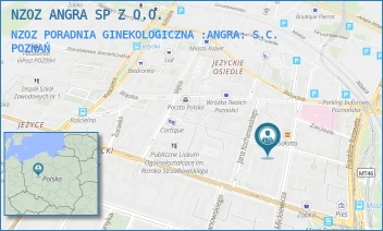 NZOZ PORADNIA GINEKOLOGICZNA :ANGRA: S.C. - NZOZ ANGRA SP Z O.O. - KRASIŃSKIEGO 16/2-3,  POZNAŃ