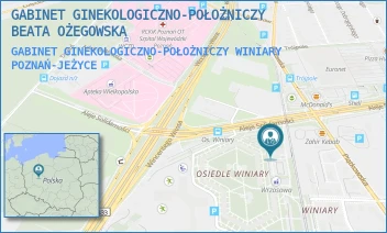 GABINET GINEKOLOGICZNO-POŁOŻNICZY WINIARY - GABINET GINEKOLOGICZNO-POŁOŻNICZY BEATA OŻEGOWSKA - WINIARY 10 C,  POZNAŃ-JEŻYCE
