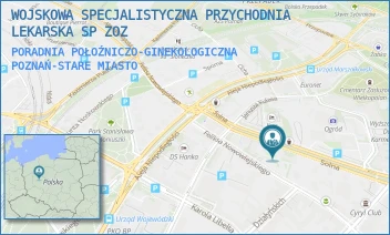PORADNIA POŁOŹNICZO-GINEKOLOGICZNA - WOJSKOWA SPECJALISTYCZNA PRZYCHODNIA LEKARSKA SP ZOZ - SOLNA 21,  POZNAŃ-STARE MIASTO