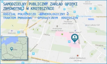 ODDZIAŁ POŁOŻNICZO -GINEKOLOGICZNY Z TRAKTEM PORODOWO - OPERACYJNYM - SAMODZIELNY PUBLICZNY ZAKŁAD OPIEKI ZDROWOTNEJ W KROTOSZYNIE - BOLEWSKIEGO 4-8,  KROTOSZYN