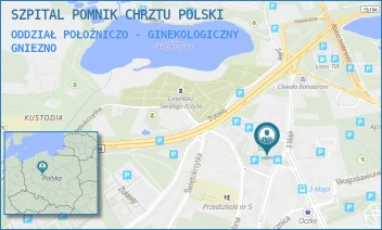 ODDZIAŁ POŁOŻNICZO - GINEKOLOGICZNY - SZPITAL POMNIK CHRZTU POLSKI - 3 MAJA 37/39,  GNIEZNO