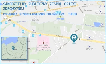 PORADNIA GINEKOLOGICZNO POŁOŻNICZA - SAMODZIELNY PUBLICZNY ZESPÓŁ OPIEKI ZDROWOTNEJ - ŁĄKOWA 4A,  TUREK