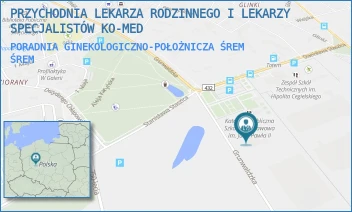 PORADNIA GINEKOLOGICZNO-POŁOŻNICZA ŚREM - PRZYCHODNIA LEKARZA RODZINNEGO I LEKARZY SPECJALISTÓW KO-MED - STASZICA 1,  ŚREM