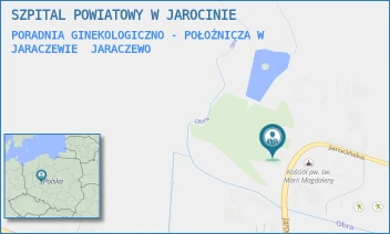 PORADNIA GINEKOLOGICZNO - POŁOŻNICZA W JARACZEWIE - SZPITAL POWIATOWY W JAROCINIE - JAROCIŃSKA 7,  JARACZEWO
