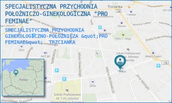 SPECJALISTYCZNA PRZYCHODNIA GINEKOLOGICZNO-POŁOŻNICZA "PRO FEMINAE" - SPECJALISTYCZNA PRZYCHODNIA POŁOŻNICZO-GINEKOLOGICZNA "PRO FEMINAE" - STANISŁAWA STASZICA 12/31,  TRZCIANKA