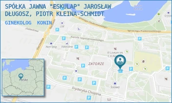 GINEKOLOG - SPÓŁKA JAWNA "ESKULAP" JAROSŁAW DŁUGOSZ, PIOTR KLEINA-SCHMIDT - SZELIGOWSKIEGO 1,  KONIN
