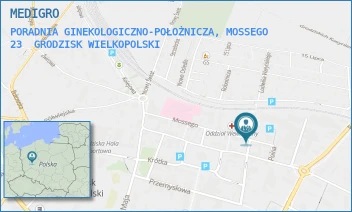 PORADNIA GINEKOLOGICZNO-POŁOŻNICZA, MOSSEGO 23 - MEDIGRO - MOSSEGO 23,  GRODZISK WIELKOPOLSKI