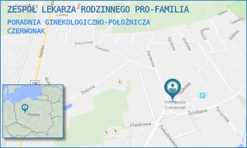PORADNIA GINEKOLOGICZNO-POŁOŻNICZA - ZESPÓŁ LEKARZA RODZINNEGO PRO-FAMILIA - DZIAŁKOWA 2,  CZERWONAK