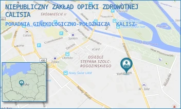 PORADNIA GINEKOLOGICZNO-POŁOŻNICZA - NIEPUBLICZNY ZAKŁAD OPIEKI ZDROWOTNEJ CALISIA - KWIATOWA 1,  KALISZ