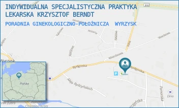 PORADNIA GINEKOLOGICZNO-POŁOŻNICZA - INDYWIDUALNA SPECJALISTYCZNA PRAKTYKA LEKARSKA KRZYSZTOF BERNDT - BYDGOSKA 9C,  WYRZYSK
