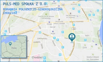 PORADNIA POŁOŻNICZO-GINEKOLOGICZNA - PULS-MED SPOŁKA Z O.O. - STASZICA 14,  CHODZIEŻ