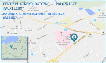 PORADNIA GINEKOLOGICZNO-POŁOŻNICZA - CENTRUM GINEKOLOGICZNO - POŁOŻNICZE "AUXILIUM" - LEGII WRZESIŃSKIEJ 19A,  WRZEŚNIA