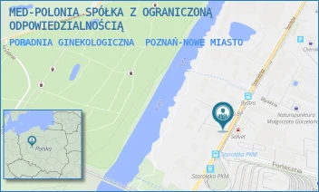 PORADNIA GINEKOLOGICZNA - MED-POLONIA SPÓŁKA Z OGRANICZONĄ ODPOWIEDZIALNOŚCIĄ - STAROŁĘCKA 42,  POZNAŃ-NOWE MIASTO