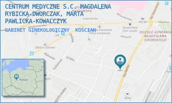 GABINET GINEKOLOGICZNY - CENTRUM MEDYCZNE S.C. MAGDALENA RYBICKA-DWORCZAK, MARTA PAWLICKA-KOWALCZYK - NACŁAWSKA 15,  KOŚCIAN