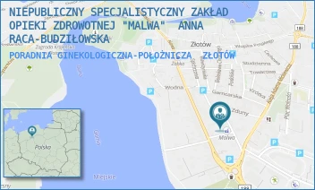 PORADNIA GINEKOLOGICZNA-POŁOŻNICZA - NIEPUBLICZNY SPECJALISTYCZNY ZAKŁAD OPIEKI ZDROWOTNEJ "MALWA"  ANNA RACA-BUDZIŁOWSKA - SPCHRZOWA 42,  ZŁOTÓW