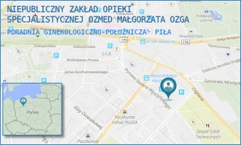 PORADNIA GINEKOLOGICZNO-POŁOŻNICZA - NIEPUBLICZNY ZAKŁAD OPIEKI SPECJALISTYCZNEJ OZMED MAŁGORZATA OZGA - ŻEROMSKIEGO 7,  PIŁA