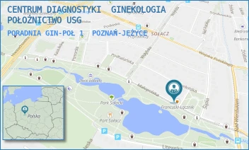 PORADNIA GIN-POŁ 1 - CENTRUM DIAGNOSTYKI  GINEKOLOGIA POŁOŻNICTWO USG - PLAC SPISKI 1,  POZNAŃ-JEŻYCE