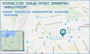 GABINET POŁOŻNICZO-GINEKOLOGICZNY BIAŁOGARD - NIEPUBLICZNY ZAKŁAD OPIEKI ZDROWOTNEJ "AMBULATORIUM" - MICKIEWICZA 6 B,  BIAŁOGARD