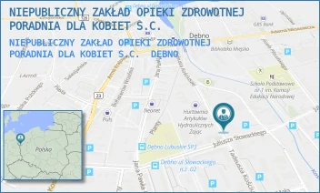NIEPUBLICZNY ZAKŁAD OPIEKI ZDROWOTNEJ PORADNIA DLA KOBIET S.C. - NIEPUBLICZNY ZAKŁAD OPIEKI ZDROWOTNEJ PORADNIA DLA KOBIET S.C. - T.KOŚCIUSZKI 17,  DĘBNO