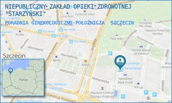 PORADNIA GINEKOLOGICZNO-POŁOŻNICZA - NIEPUBLICZNY ZAKŁAD OPIEKI ZDROWOTNEJ "STARZYŃSKI" - STARZYŃSKIEGO 2,  SZCZECIN