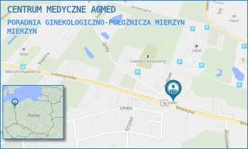 PORADNIA GINEKOLOGICZNO-POŁOŻNICZA MIERZYN - CENTRUM MEDYCZNE AGMED - GRAFITOWA 4,  MIERZYN