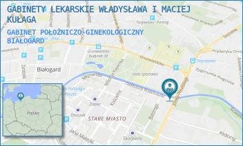 GABINET POŁOŻNICZO-GINEKOLOGICZNY - GABINETY LEKARSKIE WŁADYSŁAWA I MACIEJ KUŁAGA - PIŁSUDSKIEGO 7,  BIAŁOGARD