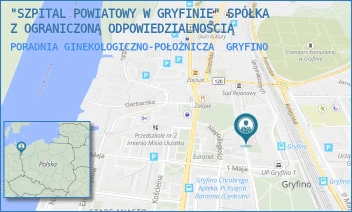 PORADNIA GINEKOLOGICZNO-POŁOŻNICZA - "SZPITAL POWIATOWY W GRYFINIE" SPÓŁKA Z OGRANICZONĄ ODPOWIEDZIALNOŚCIĄ - PARKOWA 5,  GRYFINO