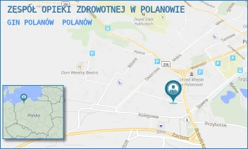 GIN POLANÓW - ZESPÓŁ OPIEKI ZDROWOTNEJ W POLANOWIE - BOBOLICKA 4,  POLANÓW