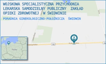 PORADNIA GINEKOLOGICZNO-POŁOŻNICZA - WOJSKOWA SPECJALISTYCZNA PRZYCHODNIA LEKARSKA SAMODZIELNY PUBLICZNY  ZAKŁAD OPIEKI ZDROWOTNEJ  W ŚWIDWINIE - GAGARINA 71,  ŚWIDWIN